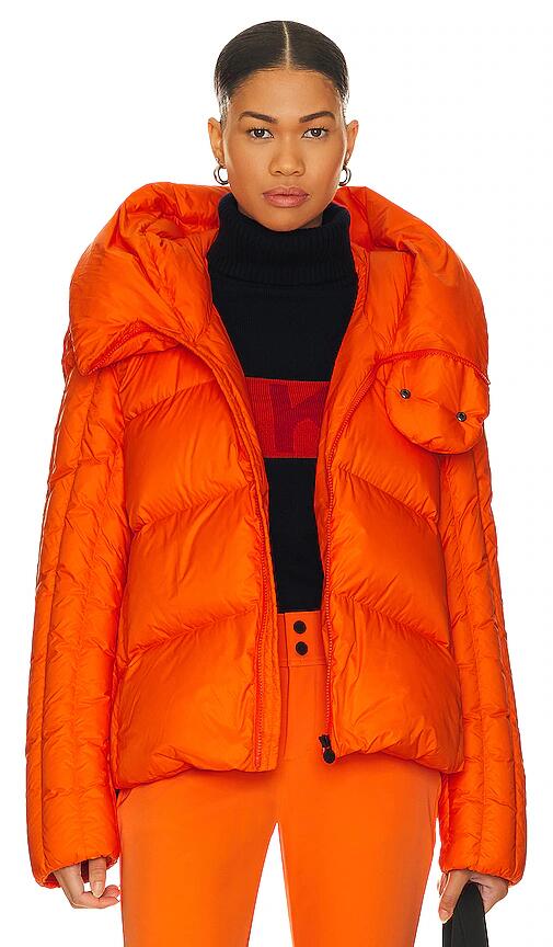 Perfect Moment Orelle Down Jacket in Orange Cover