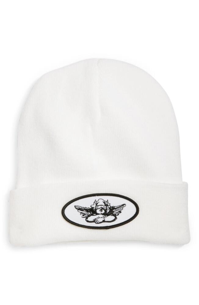 BOYS LIE Kevin Beanie in White Cover