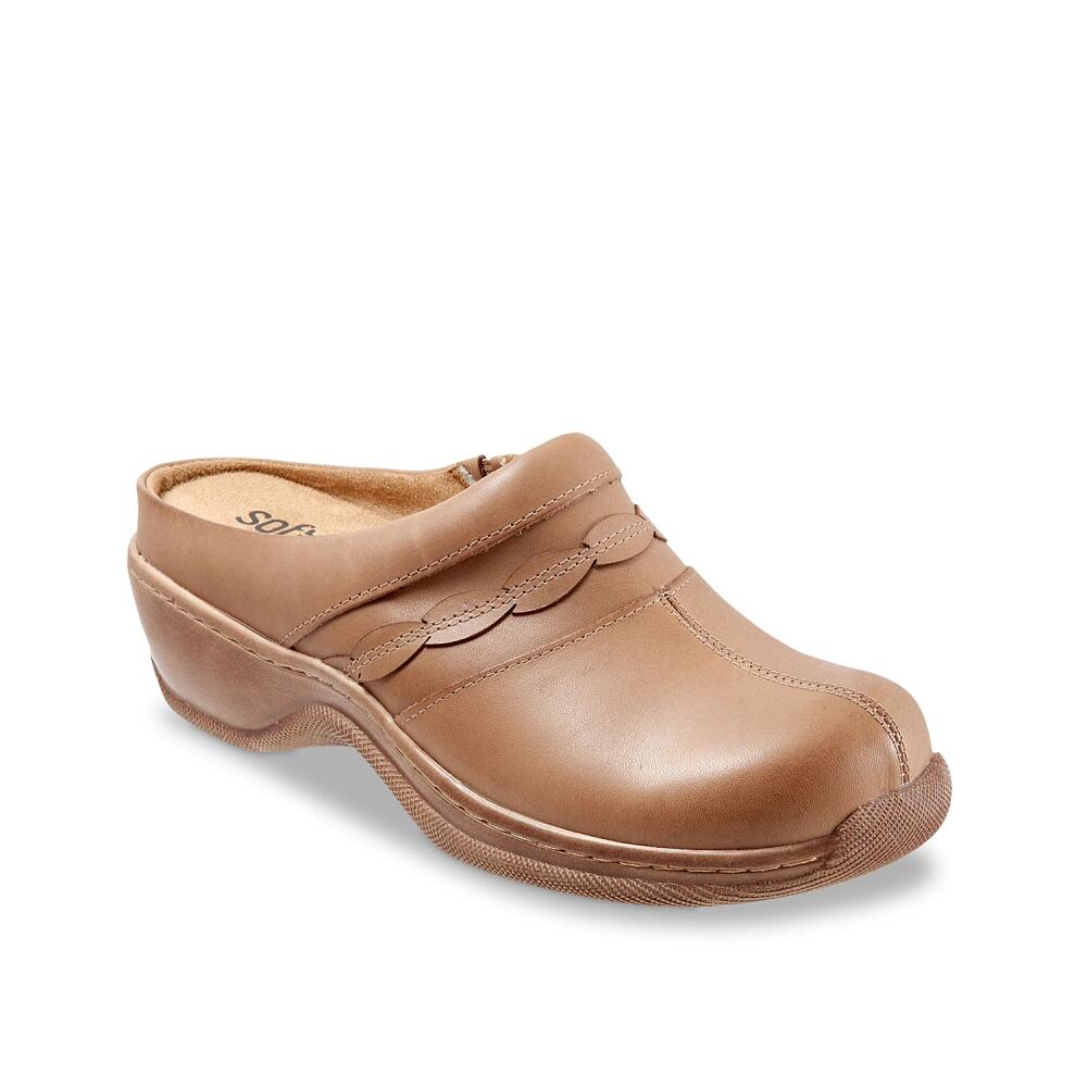 Softwalk Extra Wide Width Amber Clog | Women's | Brown Cover