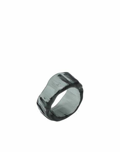 Levens Jewels Isis Ring Woman Ring Steel grey Borosilicate glass Cover