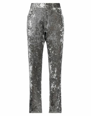 Martine Rose Woman Pants Grey Polyester, Elastane Cover