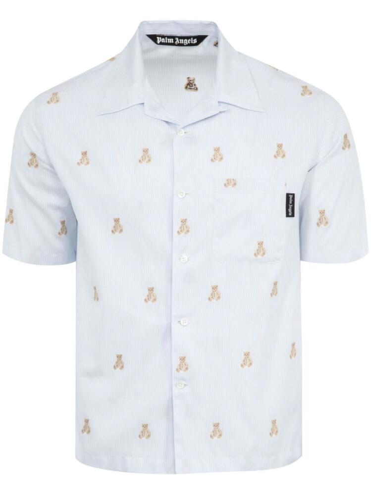 Palm Angels Bear In Mind shirt - Blue Cover