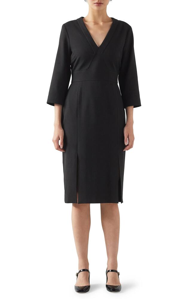 LK Bennett Sky Sheath Dress in Black Cover