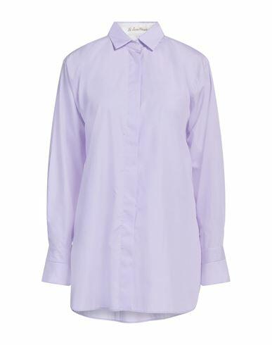 Le Sarte Pettegole Woman Shirt Purple Cotton Cover