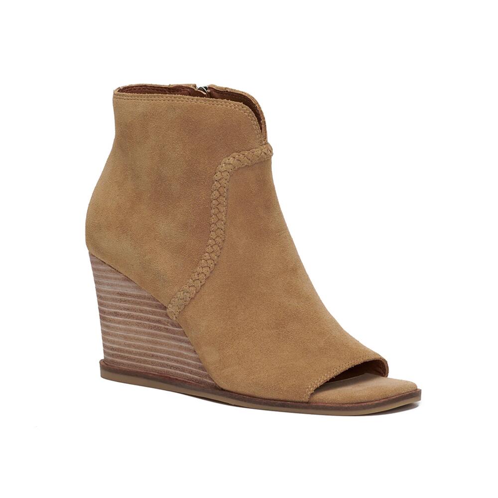 Lucky Brand Lureli Wedge Bootie | Women's | Light Brown Cover