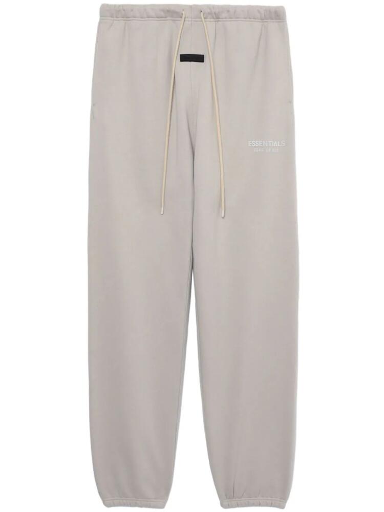 FEAR OF GOD ESSENTIALS logo-print jersey track pants - Grey Cover