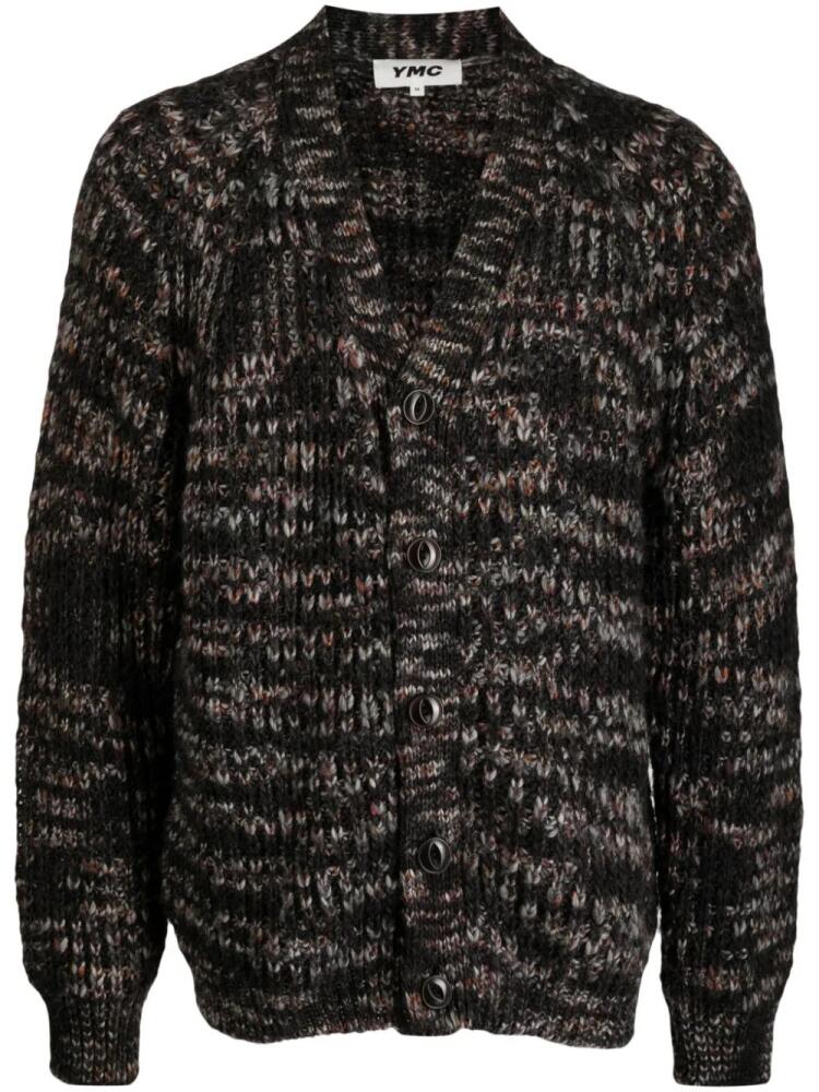 YMC Kurt chunky-knit cardigan - Multicolour Cover