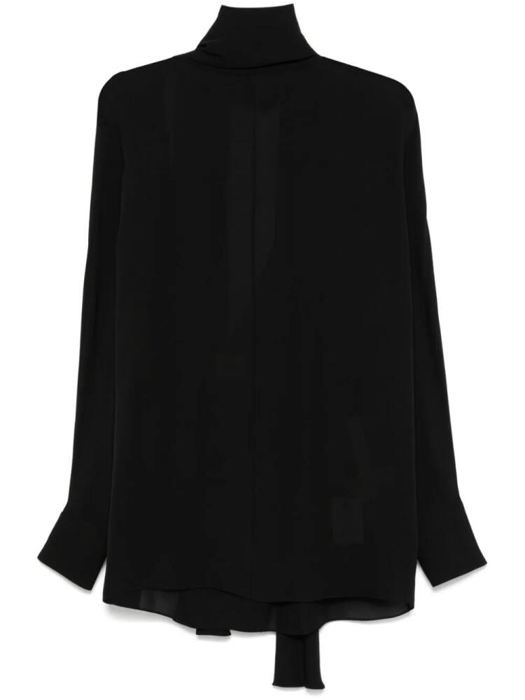 KHAITE silk blouse - Black Cover