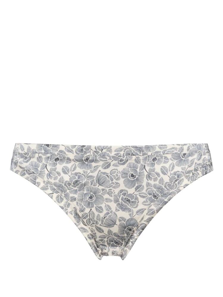 ERES Avoine floral-print briefs - White Cover