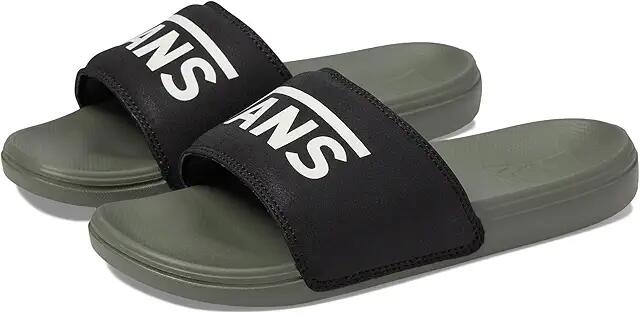 Vans La Costa Slide-On (Black/Olivine) Men's Shoes Cover