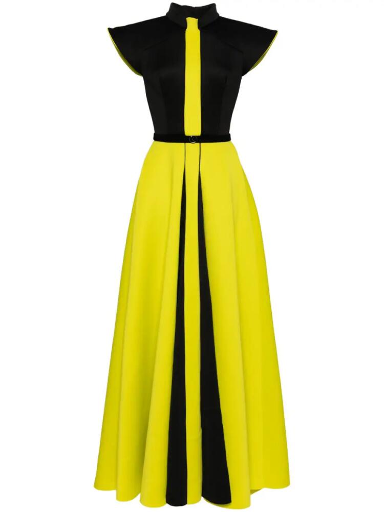 Saiid Kobeisy Neoprene gown - Yellow Cover