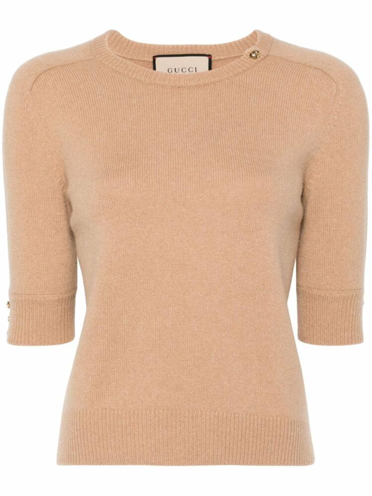 Gucci Interlocking G-buttons jumper - Neutrals Cover