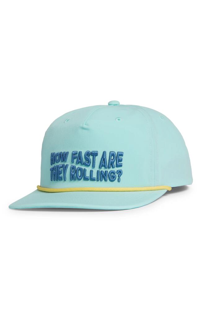 Swannies Zeke Snapback Cap in Aqua Cover