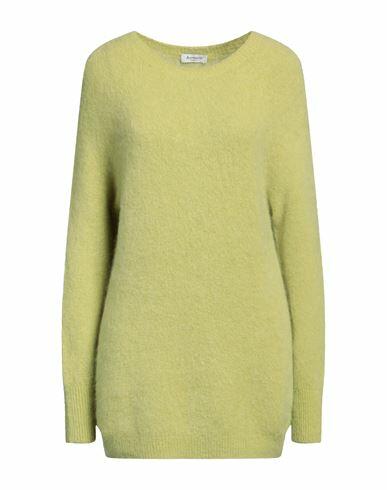 Arovescio Woman Sweater Yellow Wool, Cashmere Cover