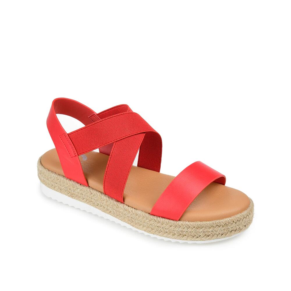 Journee Collection Caroline Espadrille Sandal | Women's | Red Cover