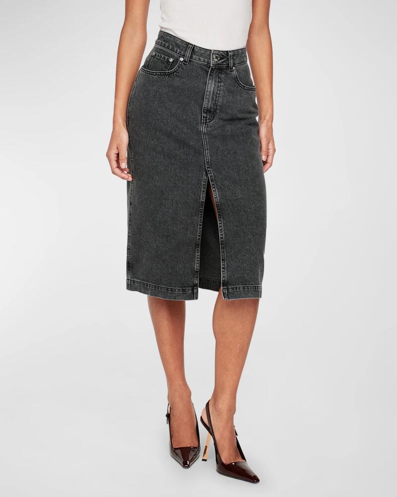 DL1961 Lexie Denim Midi Skirt Cover