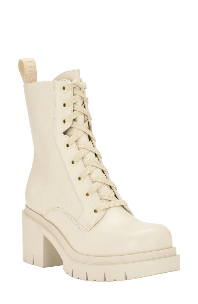 GUESS Juel Platform Combat Boot in Ivo01 Cover