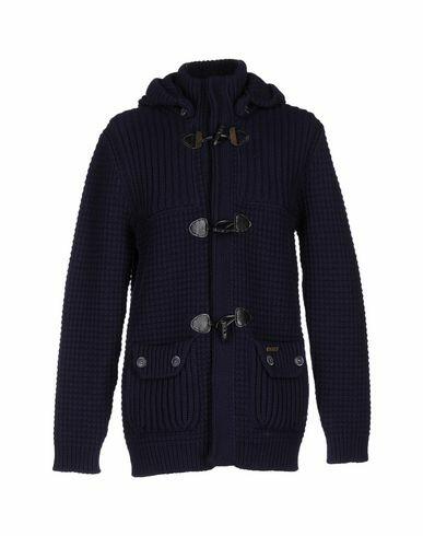 Bark Man Cardigan Midnight blue Wool, Nylon Cover