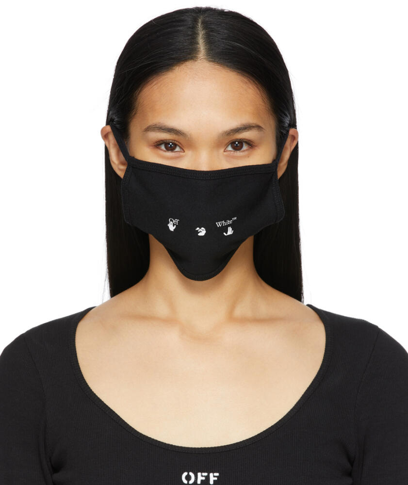 Off-White Black New Logo Mask Cover