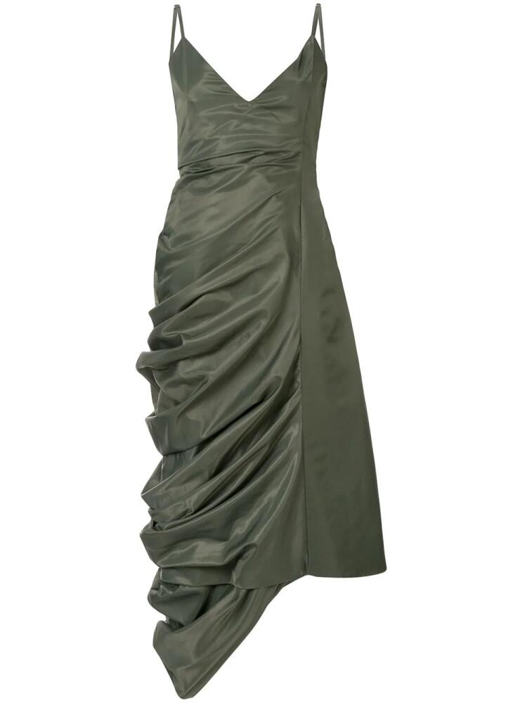 Y/Project asymmetric drape dress - Green Cover