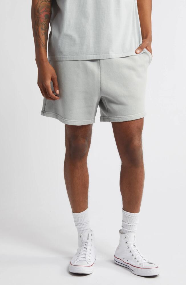 Elwood Core Organic Cotton Brushed Terry Sweat Shorts in Icicle Cover