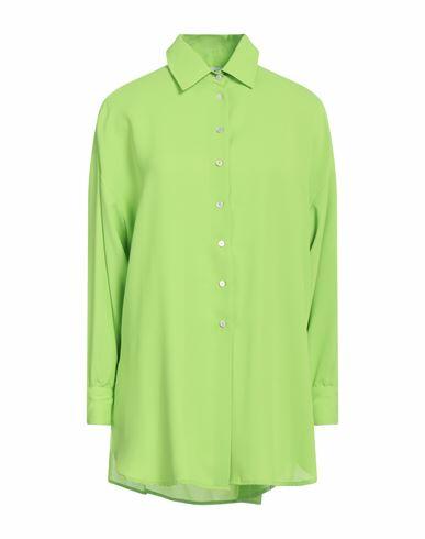 Rue Du Bac Woman Shirt Acid green Polyester Cover