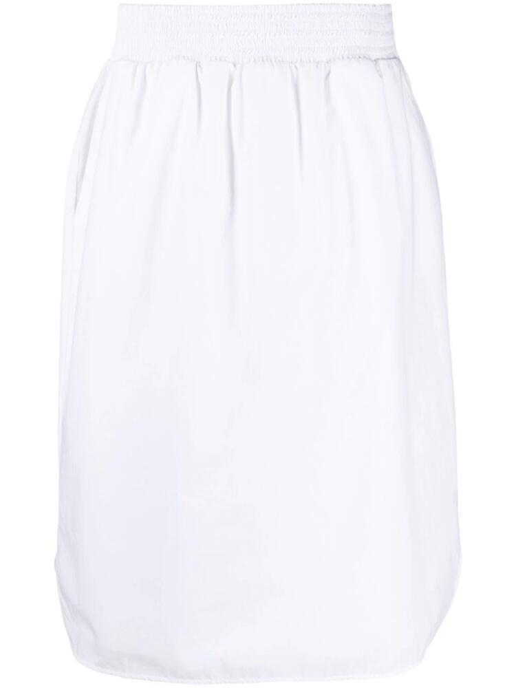 Fabiana Filippi elasticated-waist midi skirt - White Cover