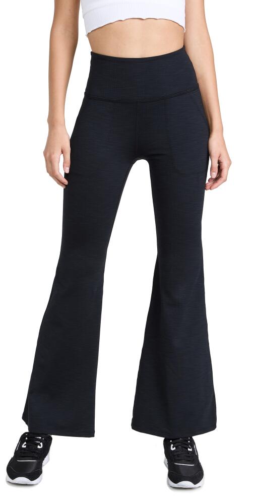 Beyond Yoga Heather Rib All Day Flare Pants Black Heather Cover