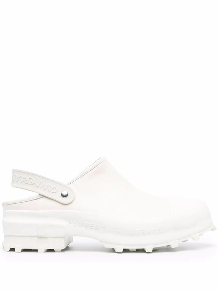 CamperLab Traktori leather clogs - White Cover