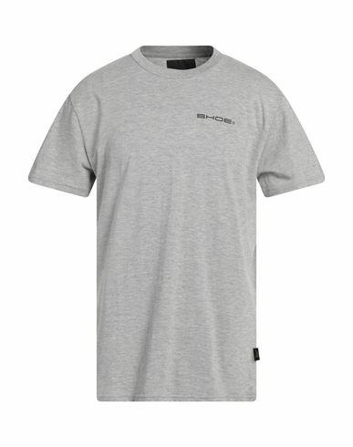 Shoe Man T-shirt Grey Cotton Cover