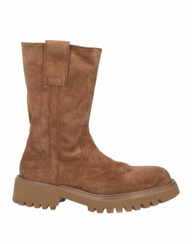 Guglielmo Rotta Woman Ankle boots Camel Leather Cover