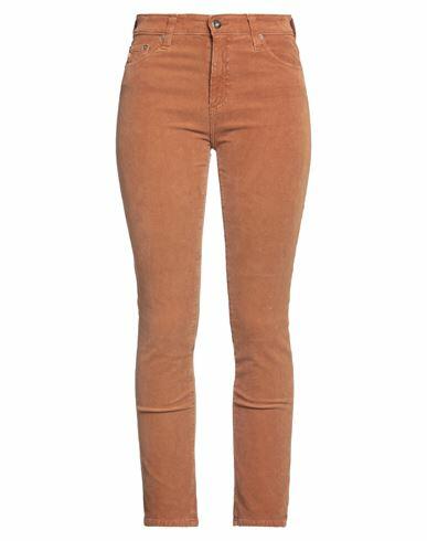 Ag Jeans Woman Pants Brown Cotton, Viscose, Acrylic, Elastane Cover