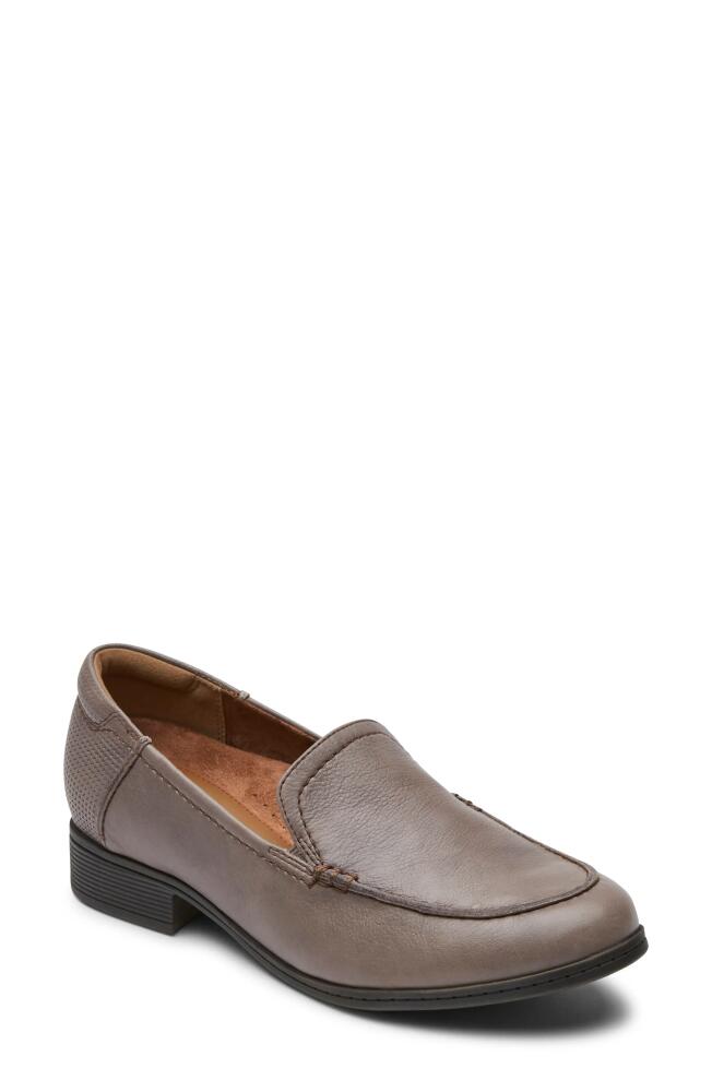 Rockport Cobb Hill Crosbie Moc Toe Loafer in Dover Grey Leather Cover