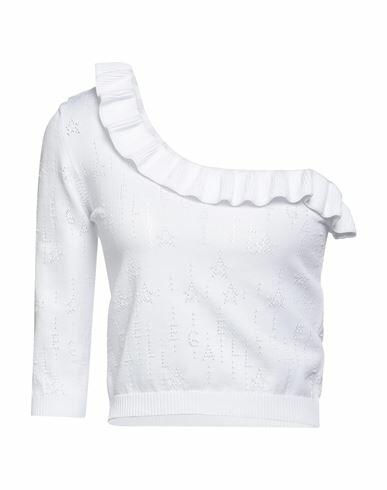 Gaëlle Paris Woman Sweater White Viscose, Polyamide Cover