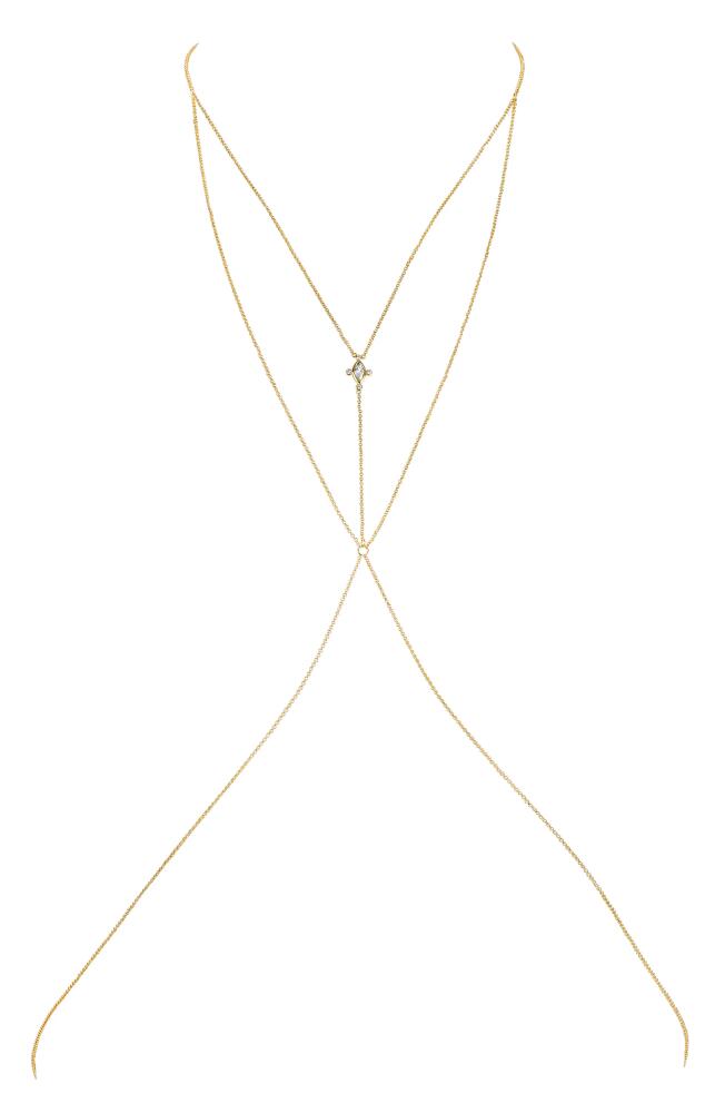 LILI CLASPE Flora Body Chain in Gold Cover