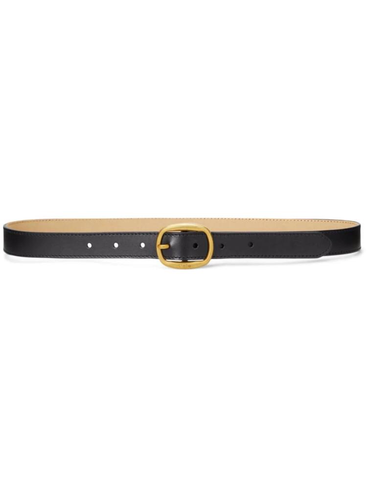 Polo Ralph Lauren pin-buckle leather belt - Black Cover