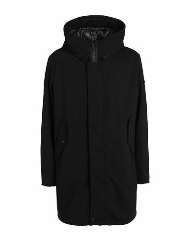 Peuterey Man Coat Black Polyester Cover