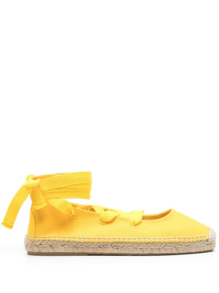 Polo Ralph Lauren lace-up flat espadrilles - Yellow Cover