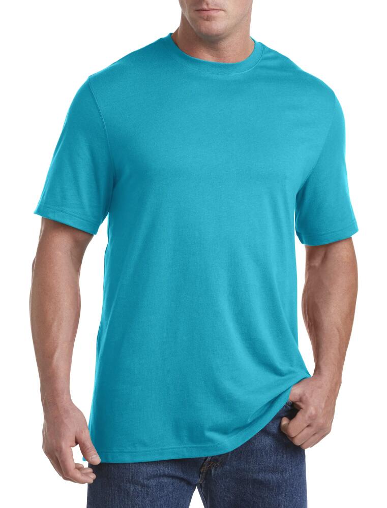 Harbor Bay by DXL Moisture-Wicking Jersey T-Shirt in Bluebird Cover