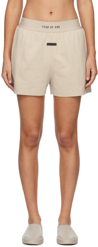 Fear of God Taupe 'The Lounge' Shorts Cover