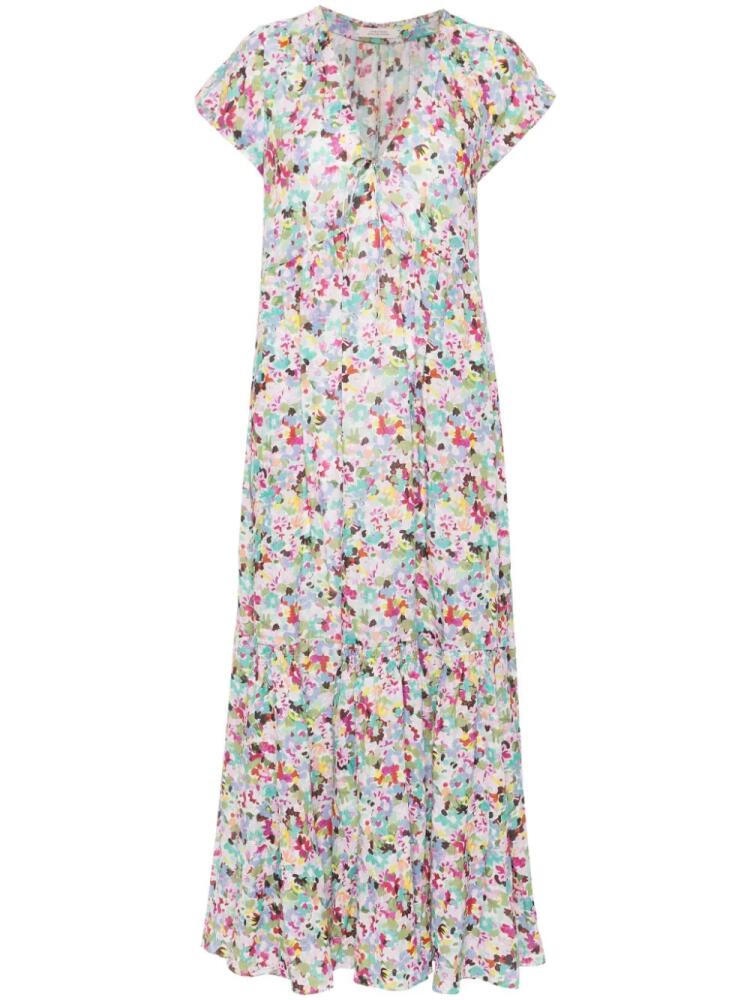 Dorothee Schumacher floral shift maxi dress - Pink Cover