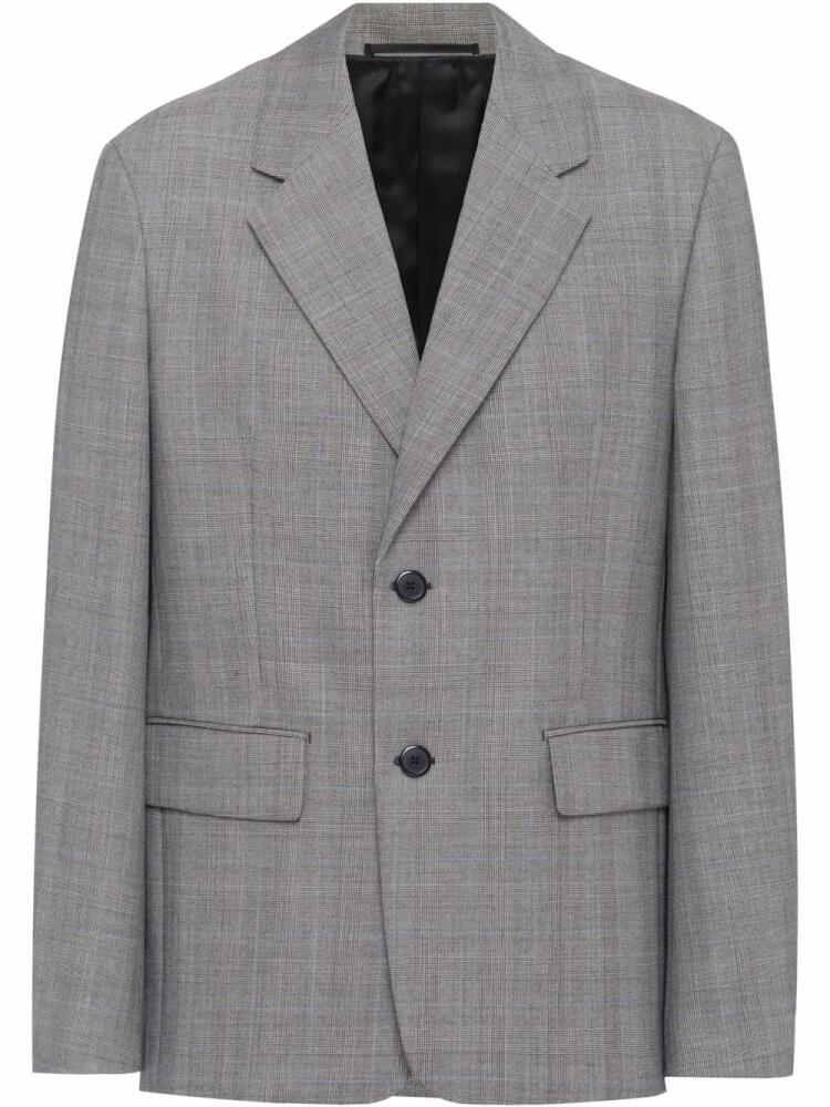 Prada single-breasted wool jacket - Grey Cover