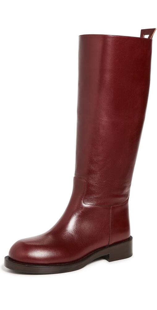 rabanne Boots in Smooth Leather Bordeaux Cover