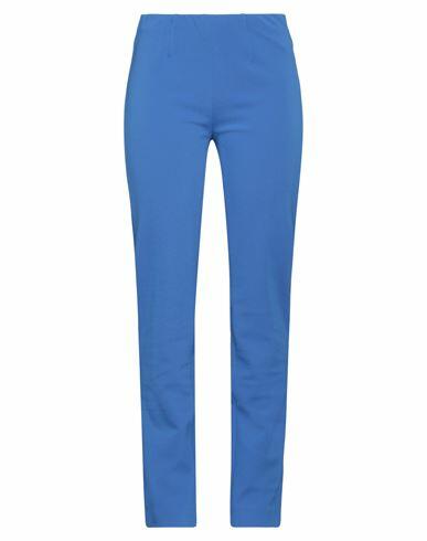 Seductive Woman Pants Bright blue Polyamide, Elastane Cover