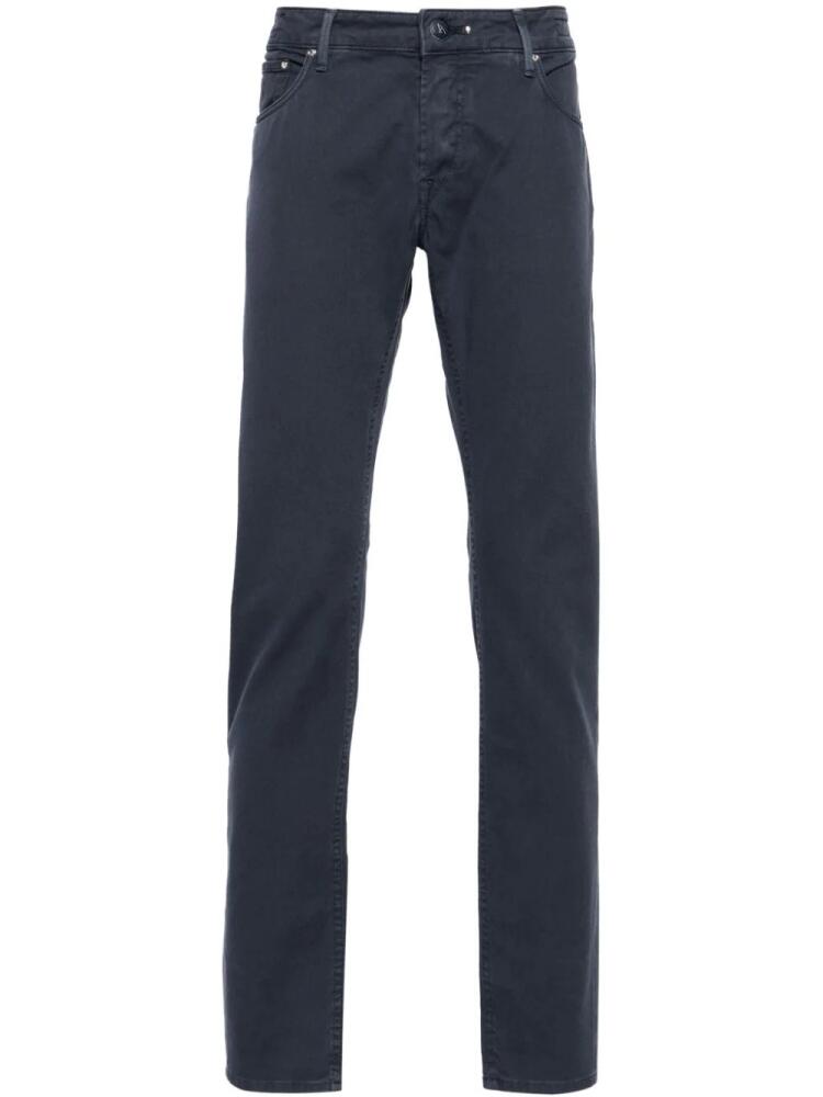 Hand Picked Orvieto mid-rise slim-fit jeans - Blue Cover