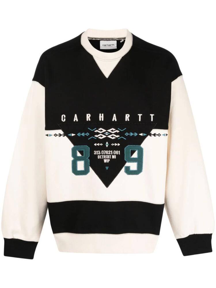 Carhartt WIP logo-print sweatshirt - Black Cover