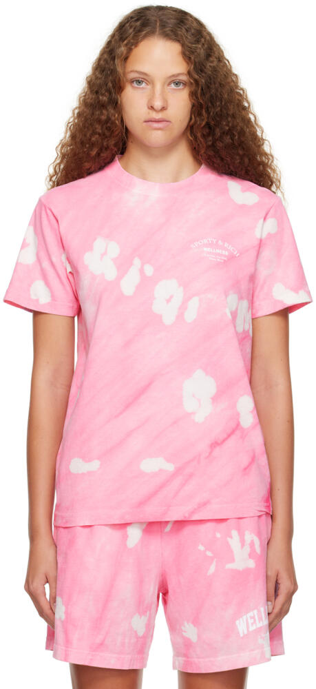 Sporty & Rich Pink 'Wellness' T-Shirt Cover