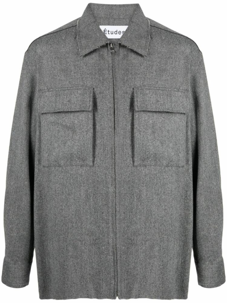 Etudes Communaute flannel shirt jacket - Grey Cover