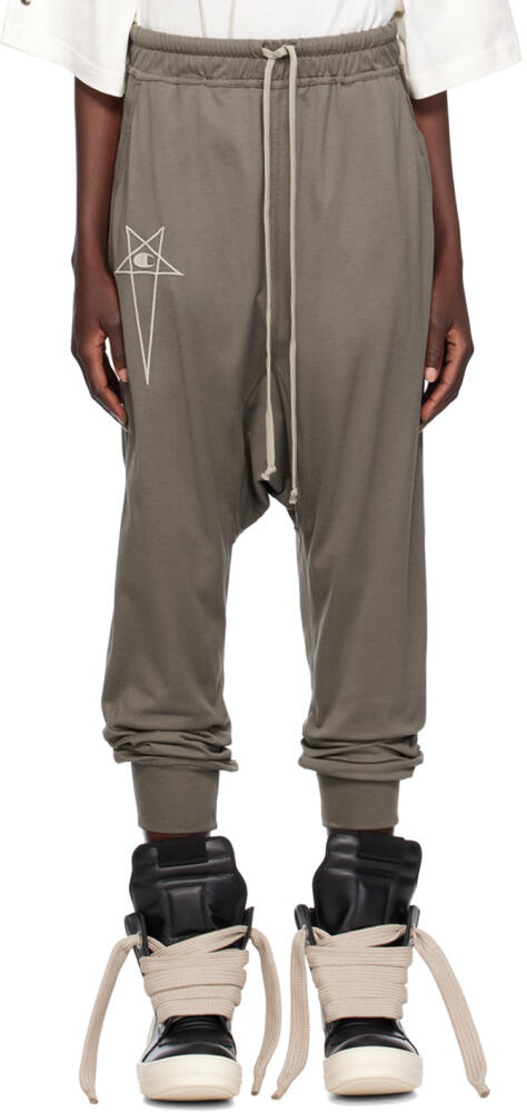 Rick Owens Gray Champion Edition Lounge Pants Cover