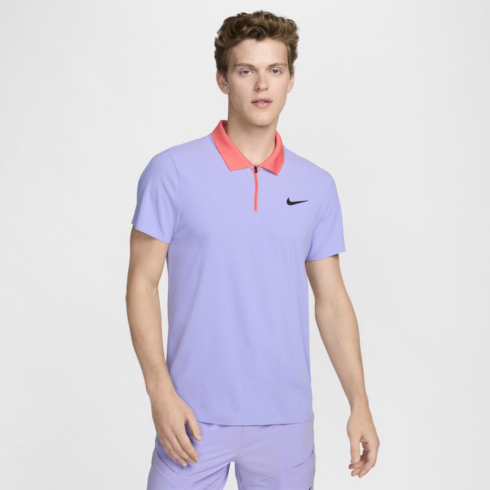 Nike Men's Court Slam Ultimate Dri-FIT ADV Tennis Polo in Purple Cover